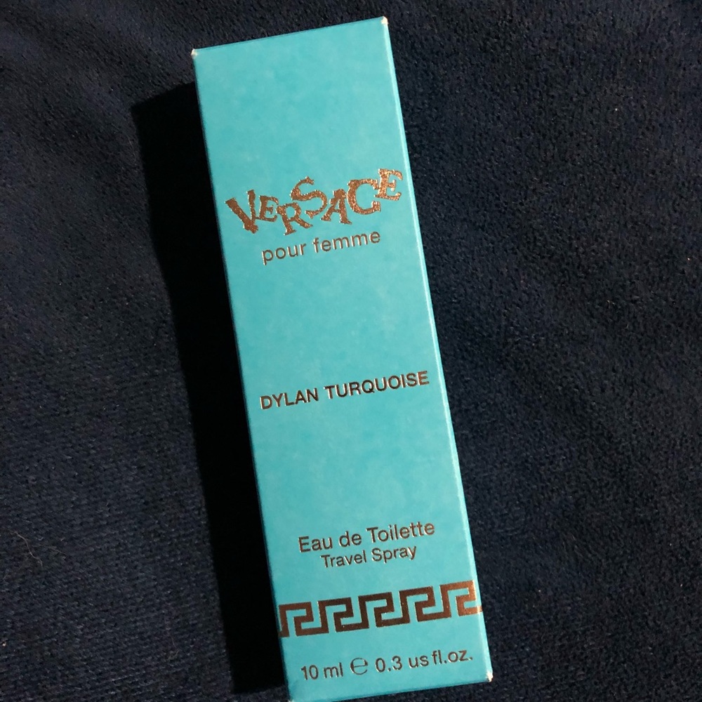 NWOT Versace “Dylan Turquoise” Parfum Travel Size